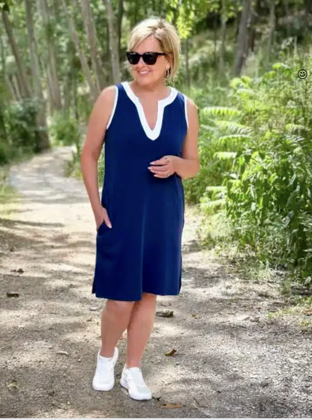 How to Wear Sneakers with a Tee Shirt or Tank Dress